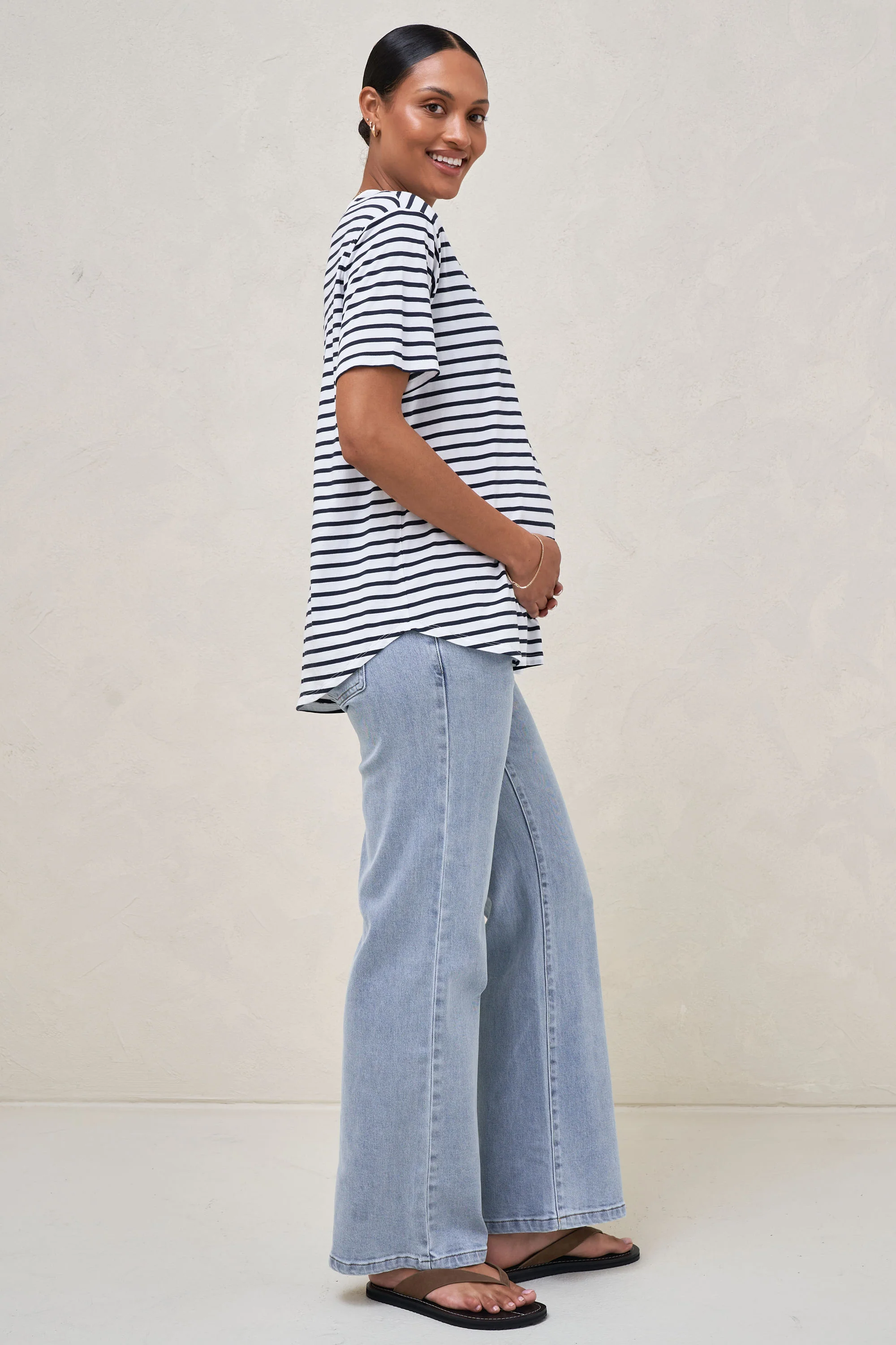 Into It Crew Tee -Stripe - Image 5