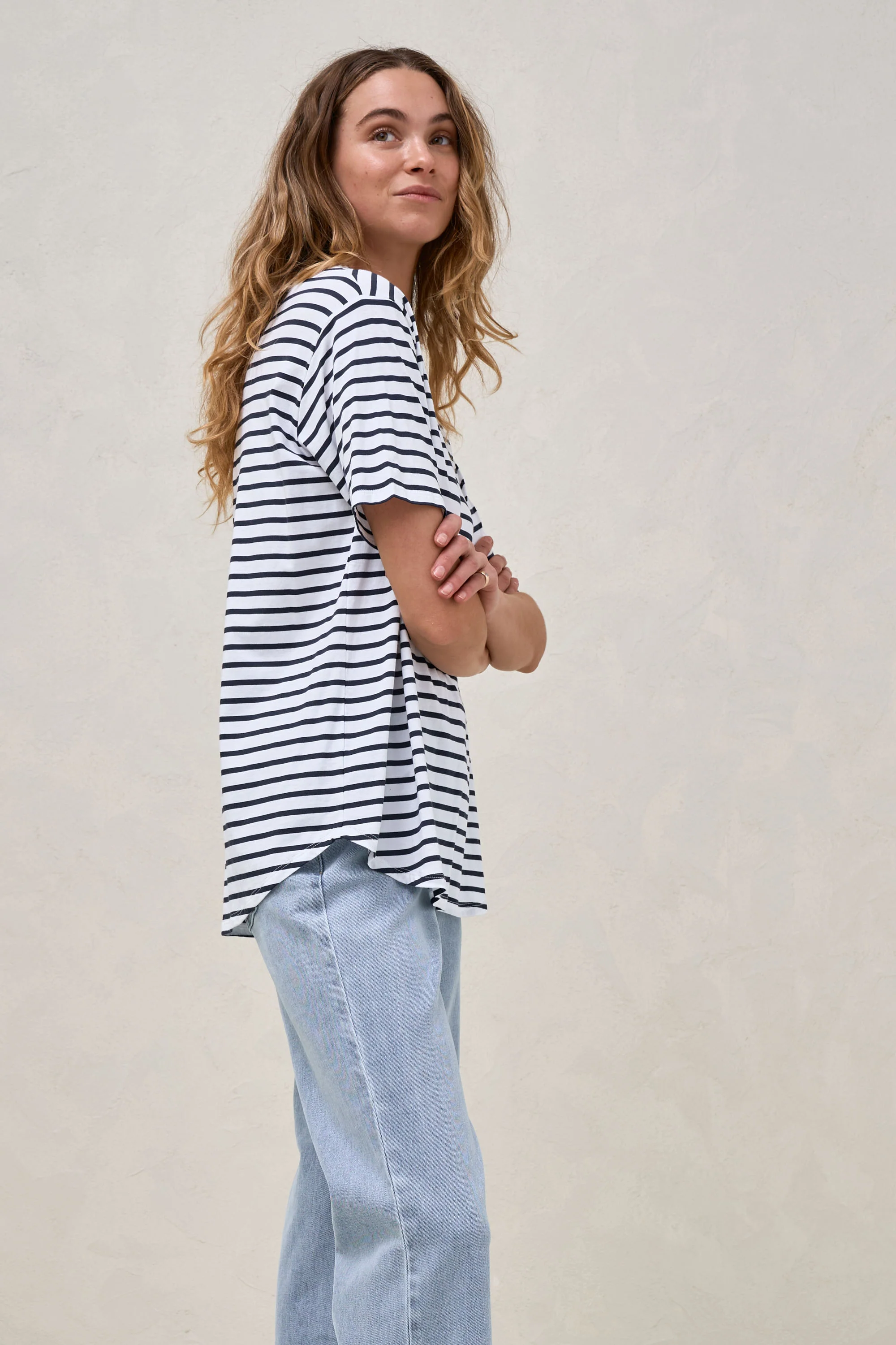 Into It Crew Tee -Stripe - Image 7