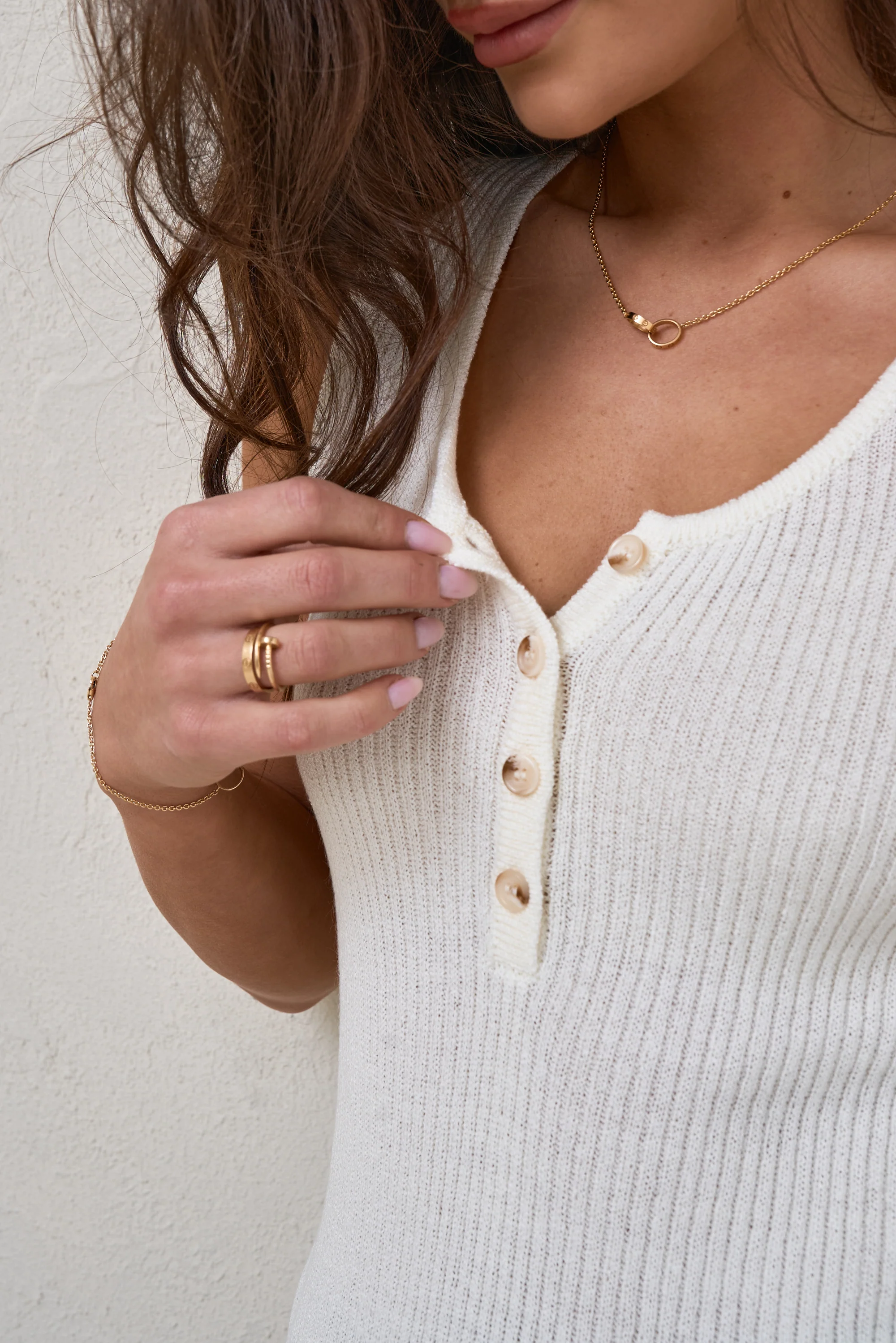 Unwind Nursing Tank - Ivory* - Image 10