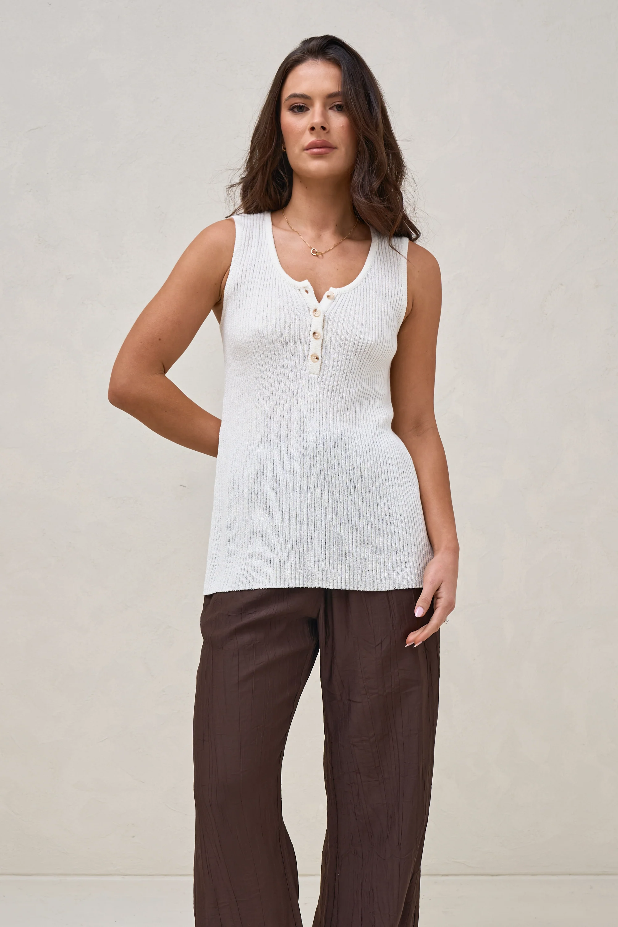 Unwind Nursing Tank - Ivory* - Image 9