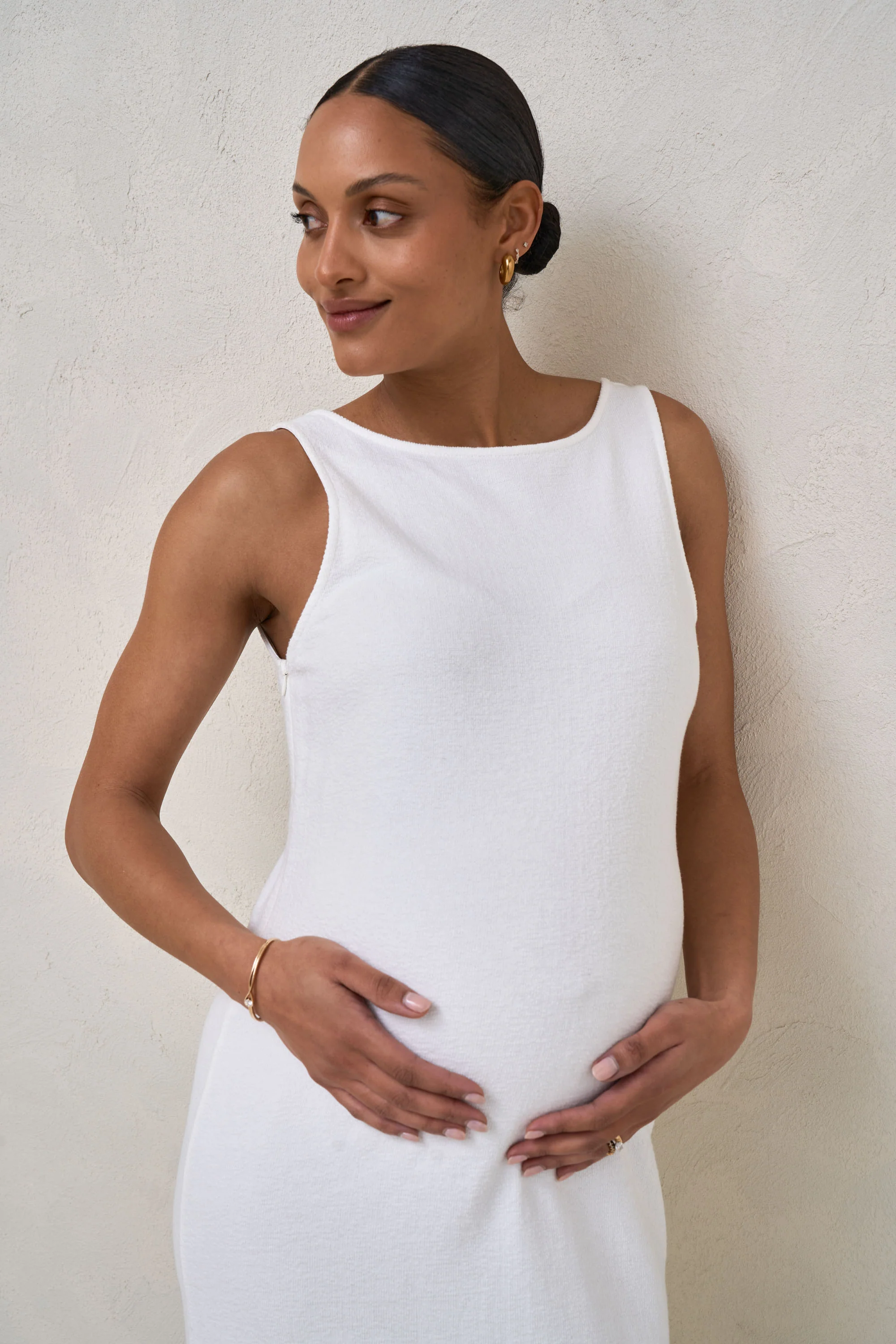 Kindred Column Dress - Ivory - Image 5