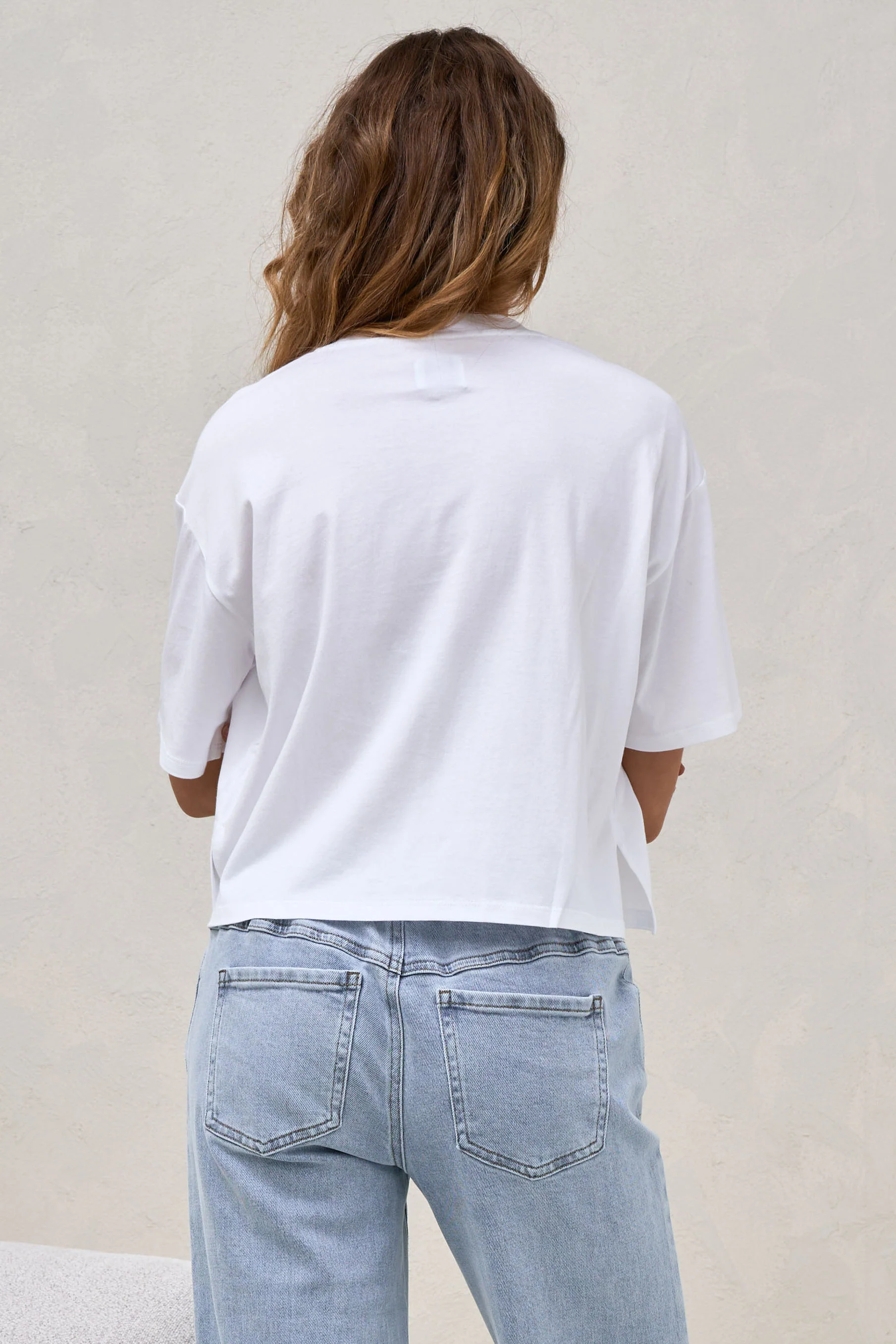 Into It Crop Tee - White - Image 8