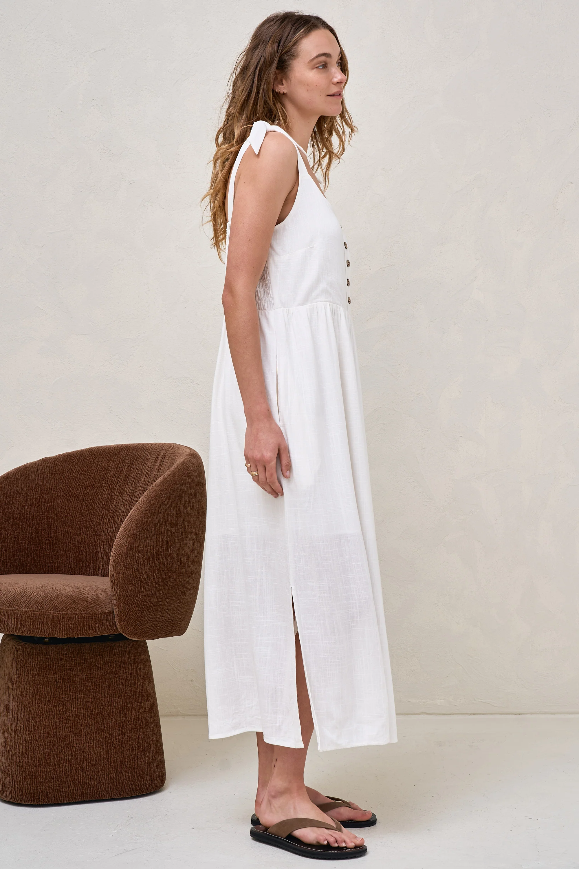 Breeze Along Midi Dress - White - Image 7