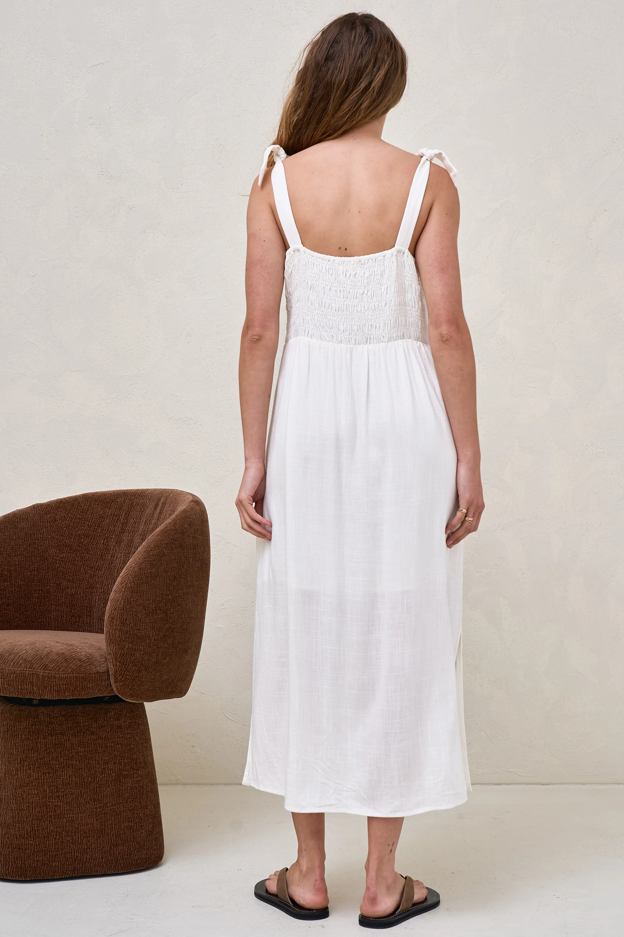 Breeze Along Midi Dress - White - Image 8