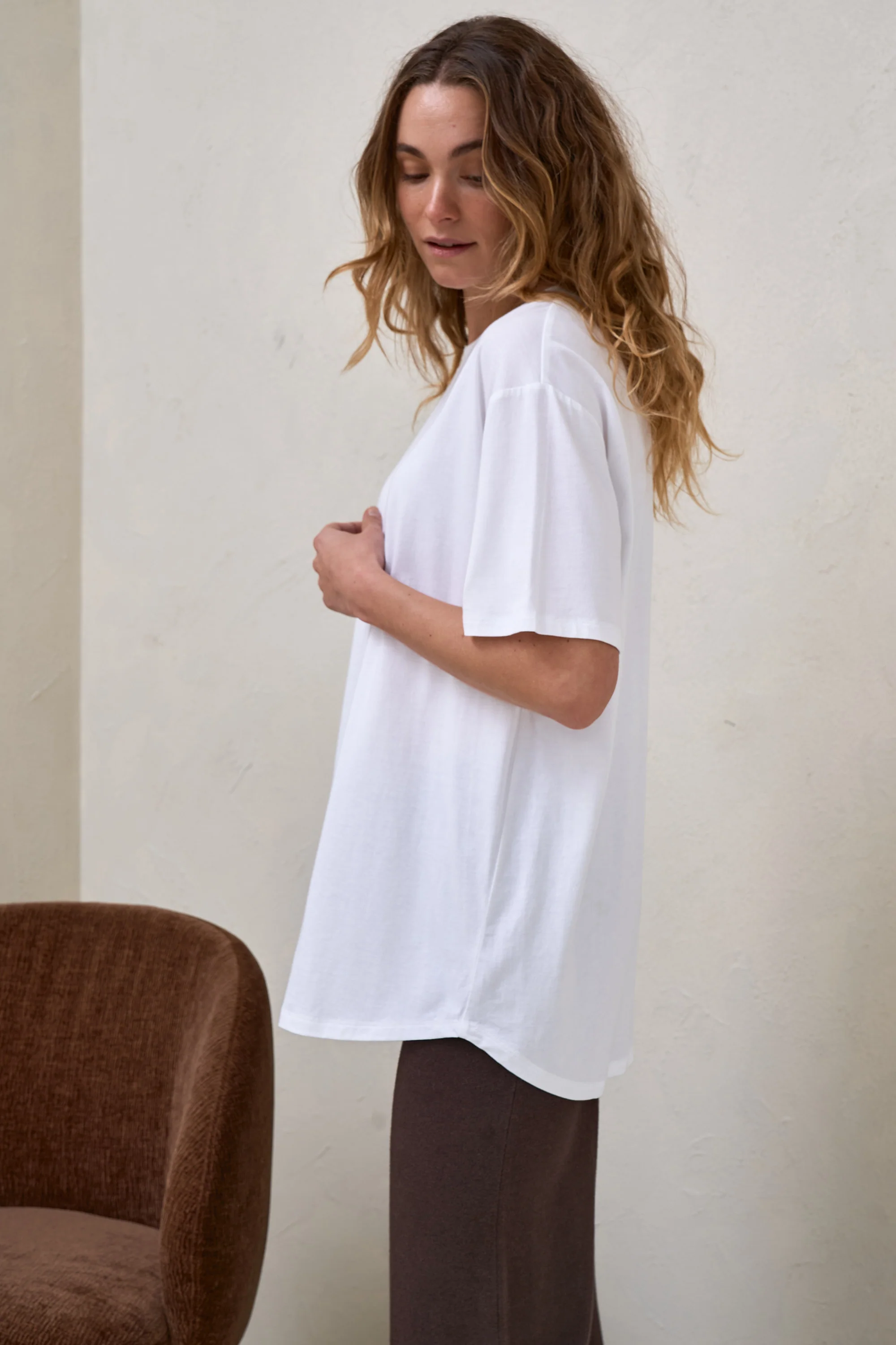 Into It Crew Tee - White - Image 7