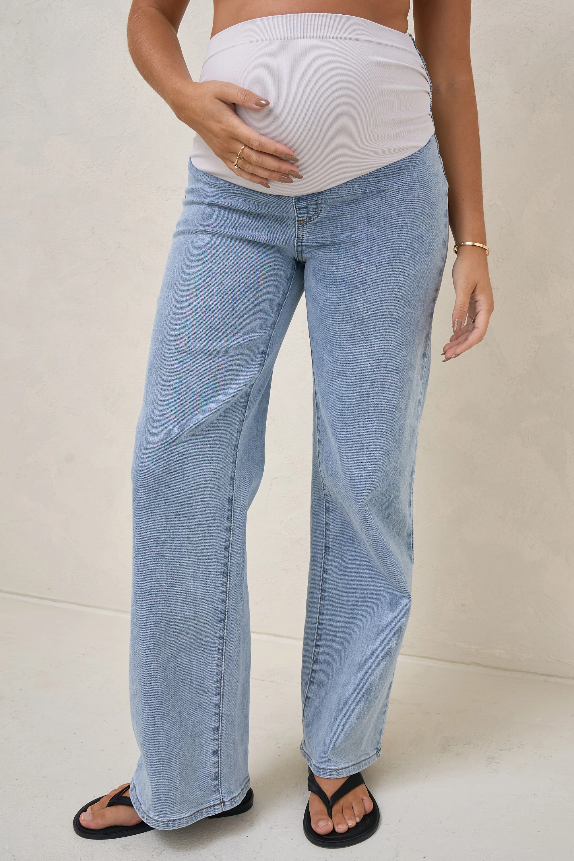 All Hours Wide Leg Jean - Pacific Blue - Image 4