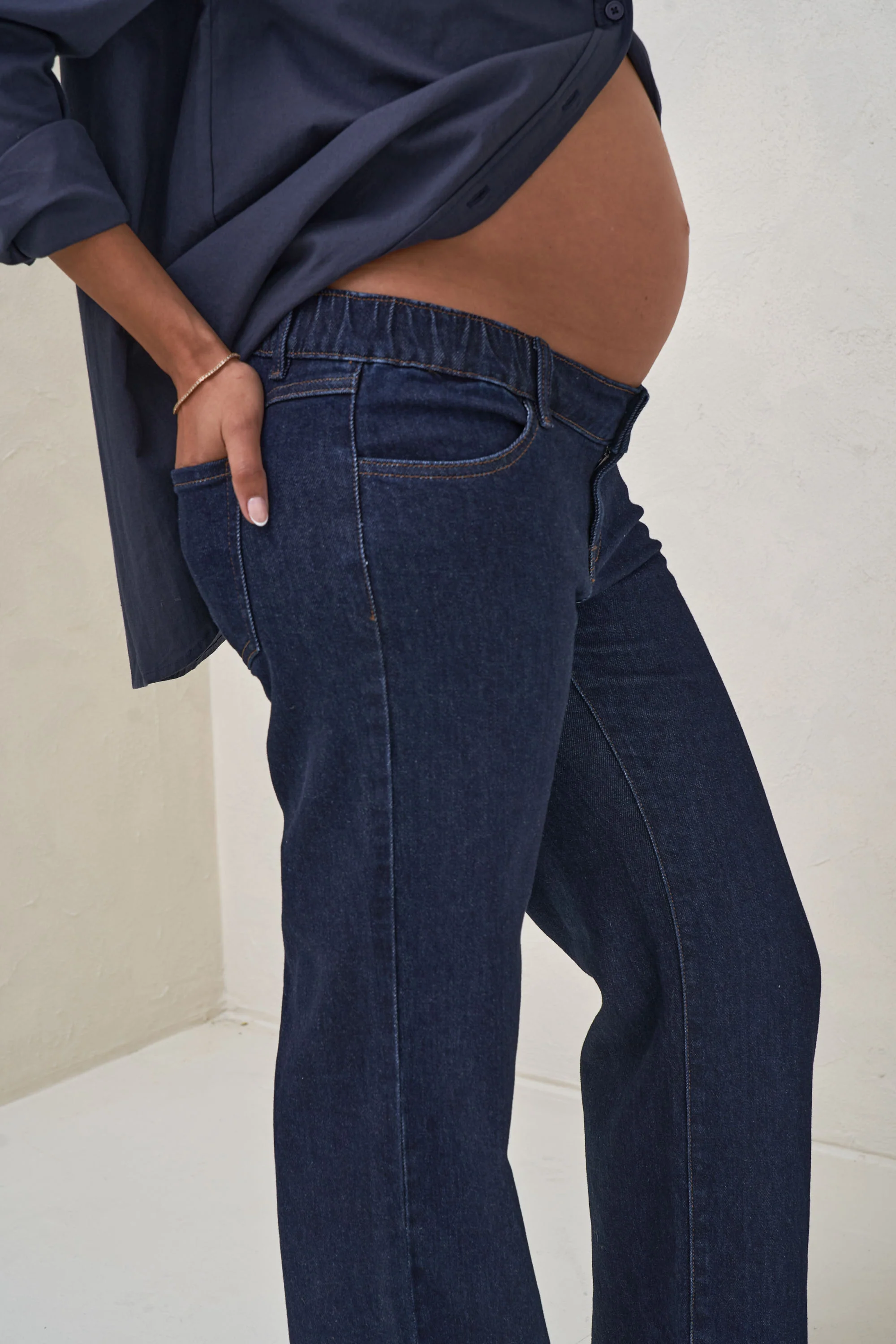 Day By Day Wide Leg Jeans - Indigo - Image 3