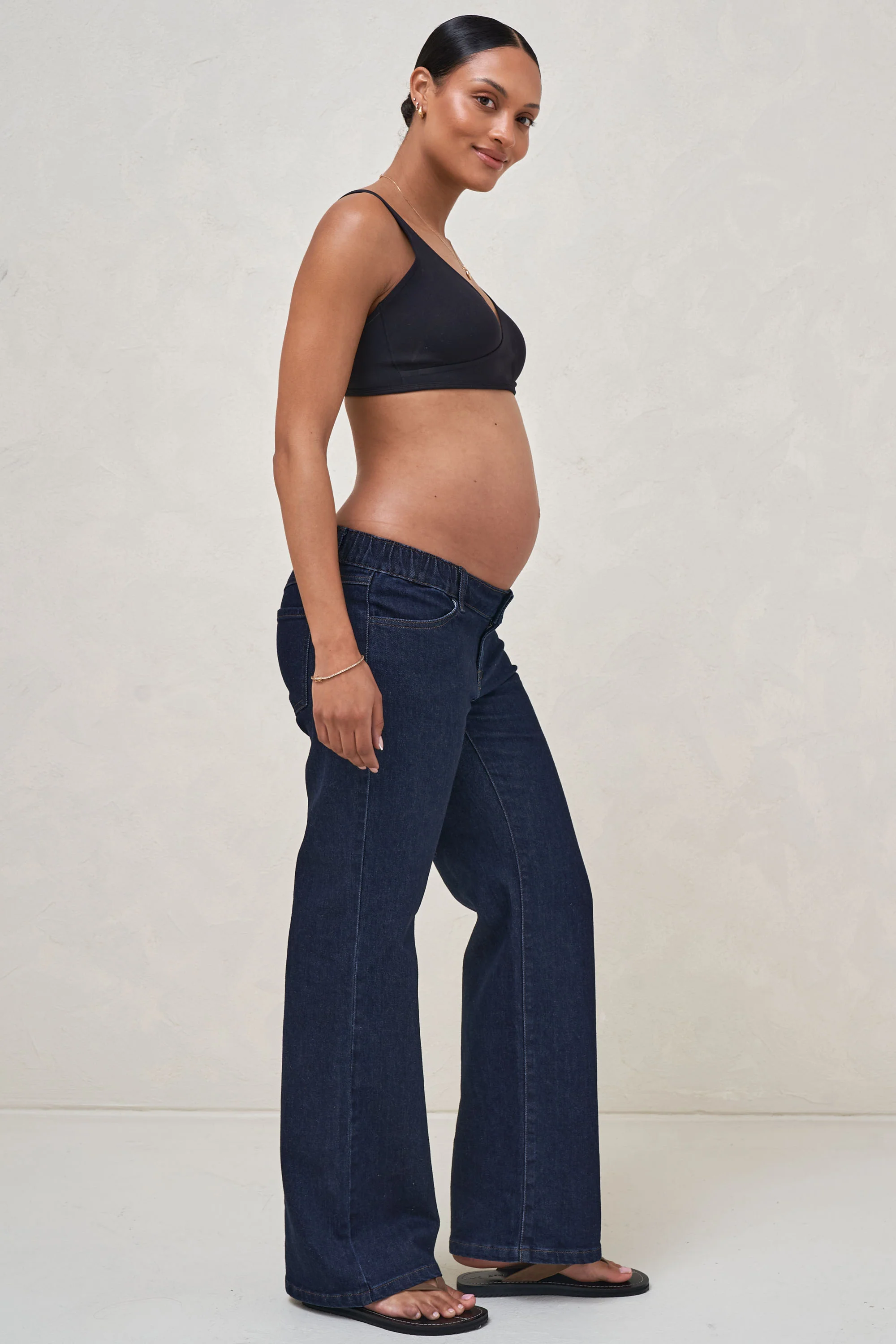 Day By Day Wide Leg Jeans - Indigo - Image 4